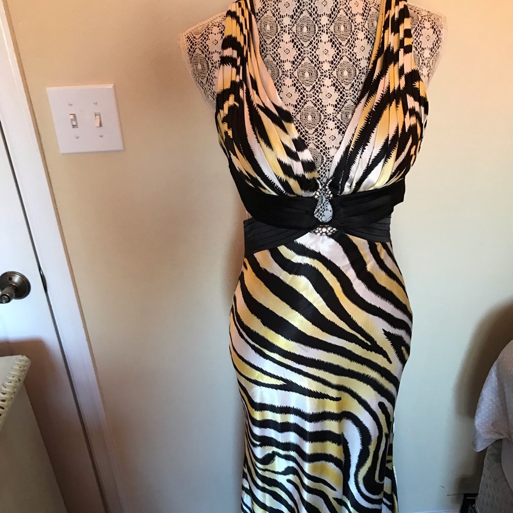Zebra Pattern Gown - image 2